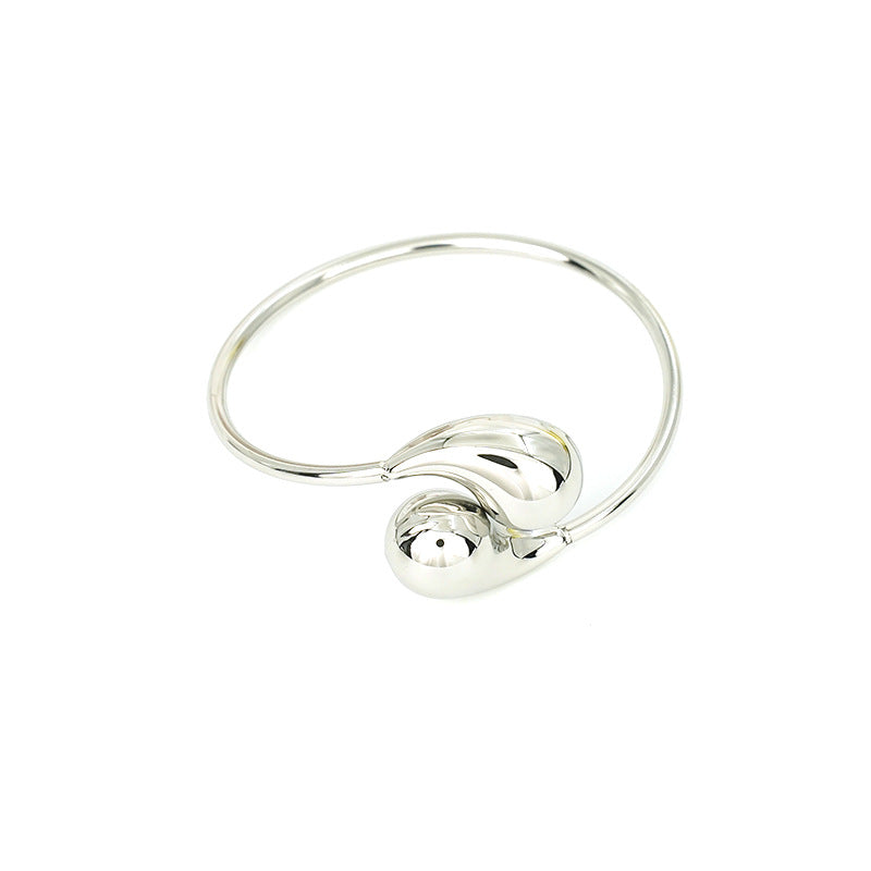 18k Gold Stainless Steel Irregular Teardrop Bracelet