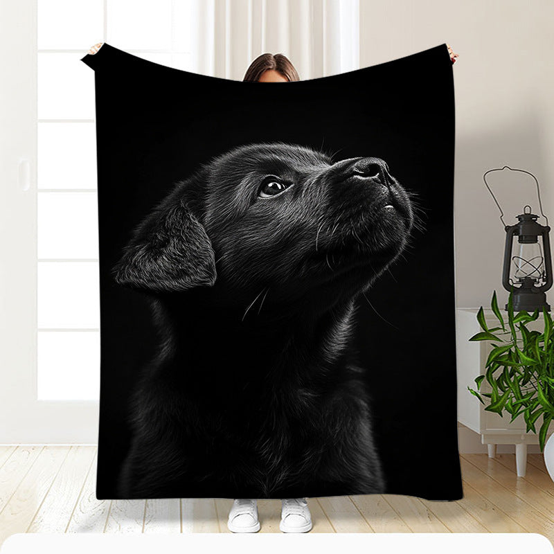 Single-sided Digital Printed Wool Blanket for Yoga Enthusiasts