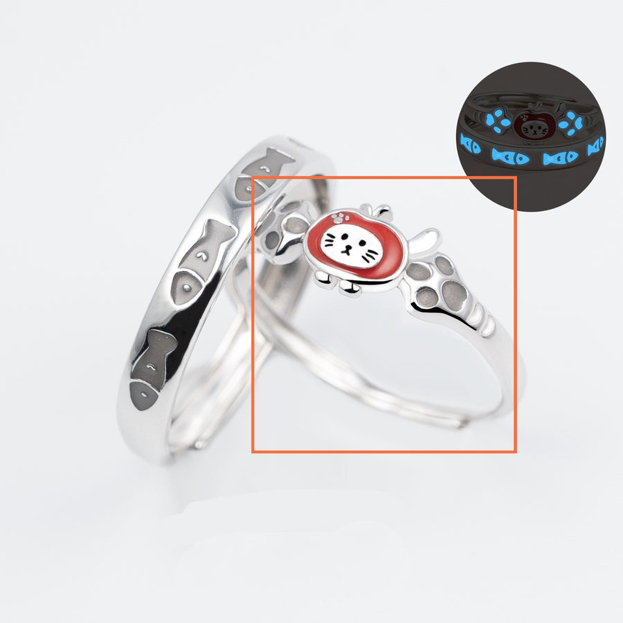 Fashionable Adjustable Sterling Silver Stacking Rings