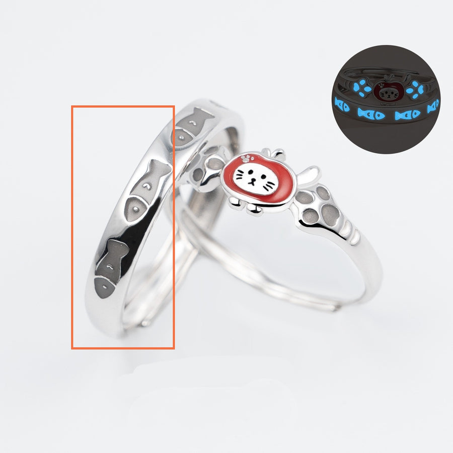 Fashionable Adjustable Sterling Silver Stacking Rings