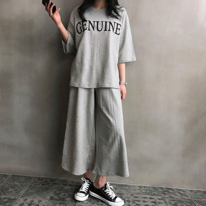 Fashionable Casual Loose-fit Plus-size Women's Set