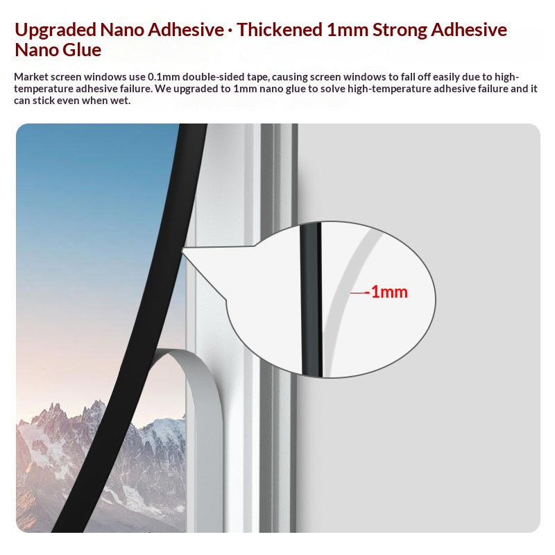 DIY Magnetic Screen Door Curtain - Self-Adhesive Mosquito Proof