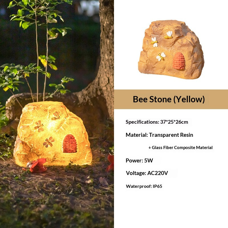 Outdoor Creative Waterproof Decorative Lawn Lamp - Salt Lamp Style