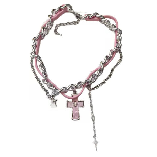 Heart Pendant Choker Necklace for Daily Wear - Sweet Style