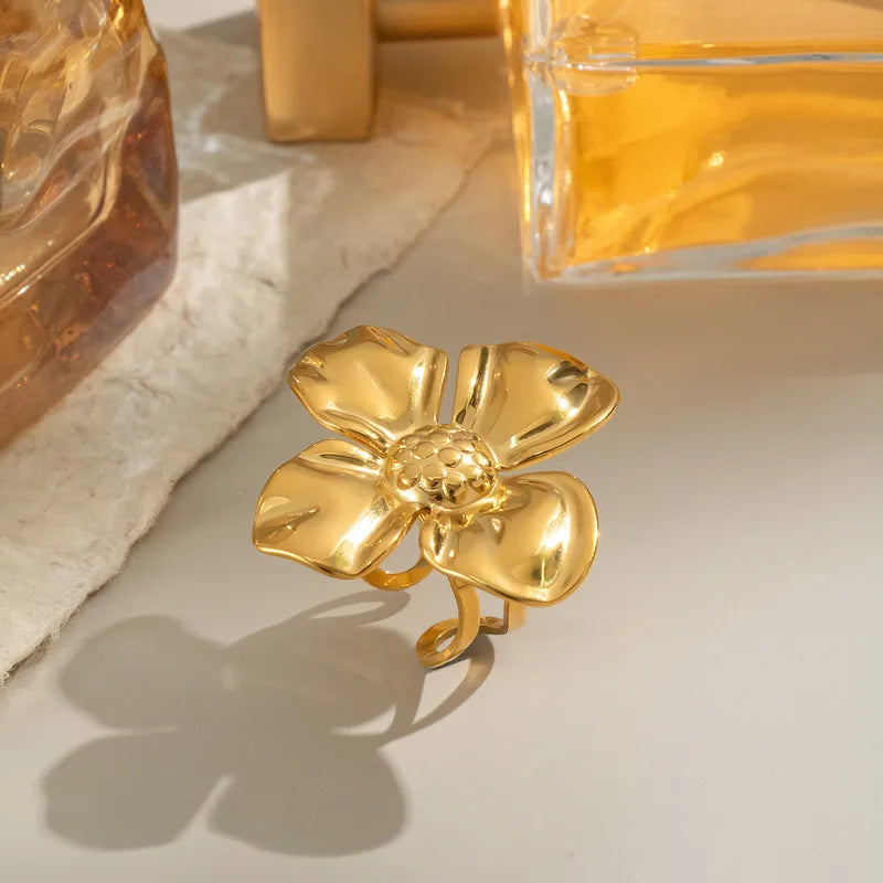 Sweet Flower Earrings for Women in Durable 316L Stainless Steel