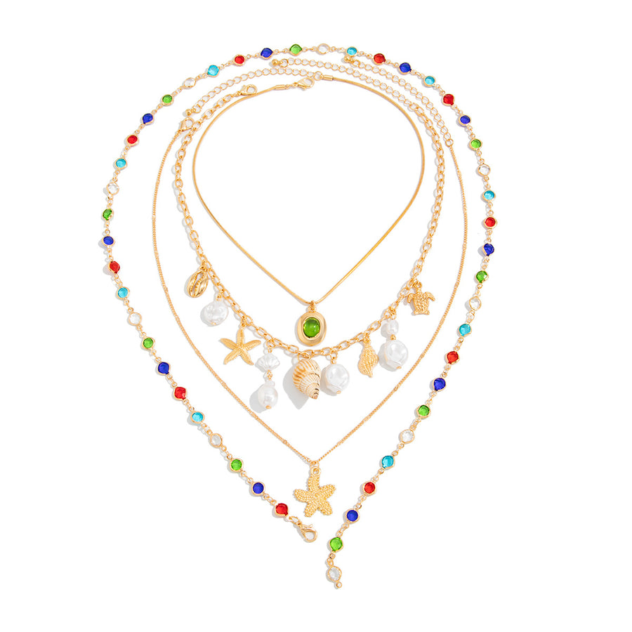 Western-style Conch Shell Pendant Necklace for Unique Style