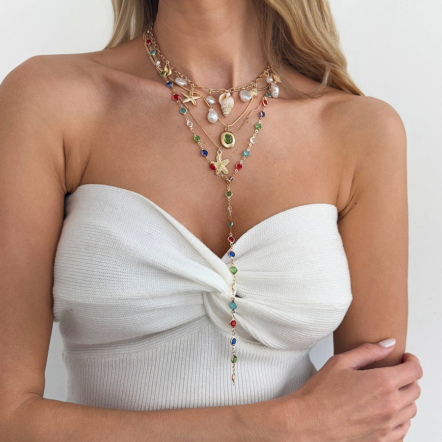 Western-style Conch Shell Pendant Necklace for Unique Style