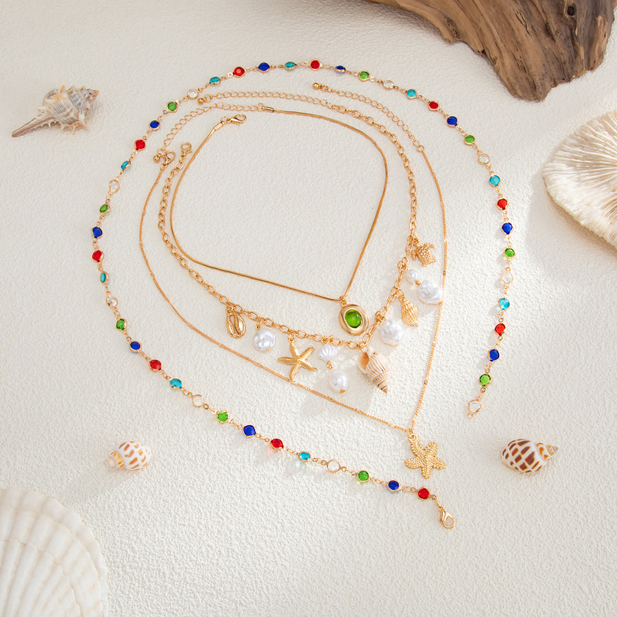 Western-style Conch Shell Pendant Necklace for Unique Style