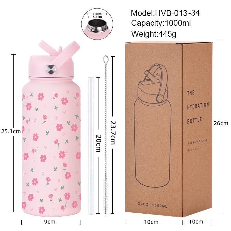 Fashionable Large-capacity Printed Wide-mouth Mug
