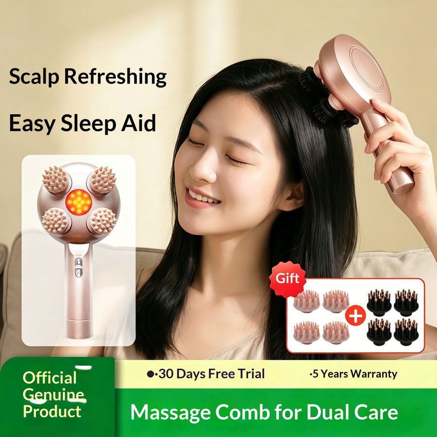 Head Massager Kneading and Meridian Unblocking Device