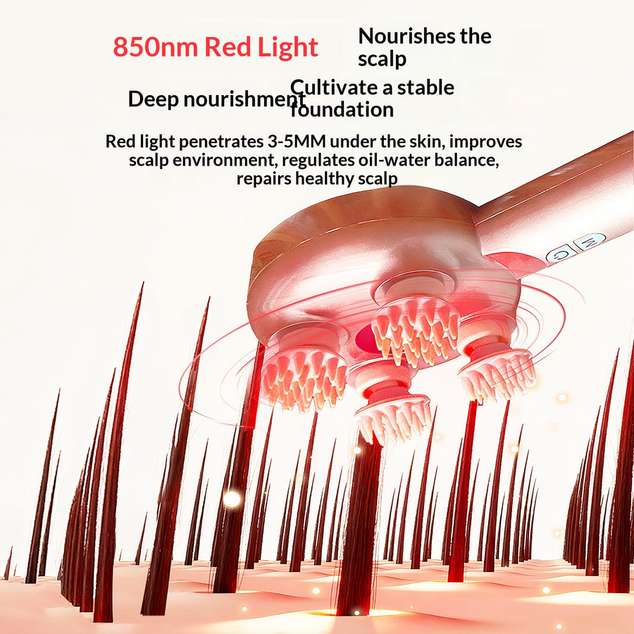 Head Massager Kneading and Meridian Unblocking Device