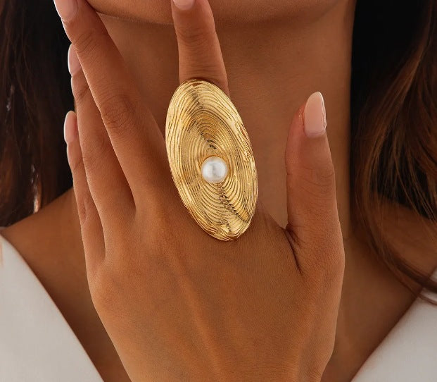 Irregular French-style Personalized Womens Midi Ring
