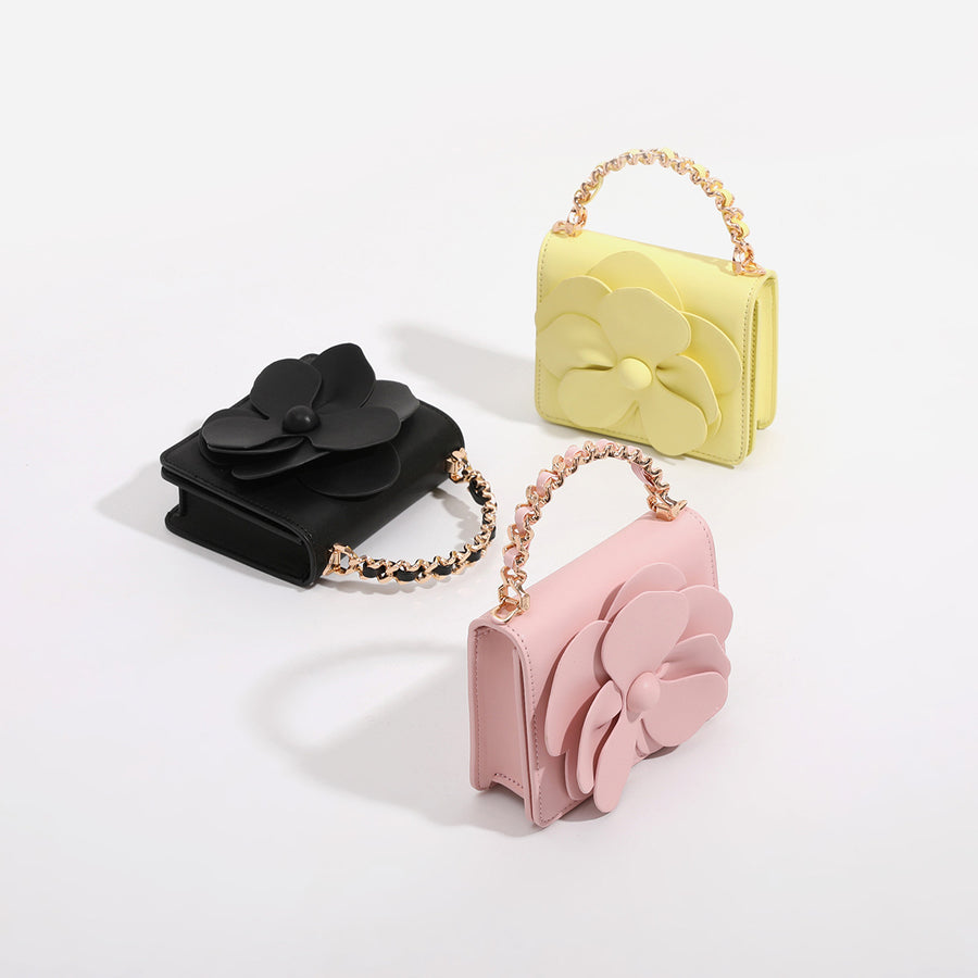 Floral Sweet Mini Square Bag for Women - Trendy Clutch