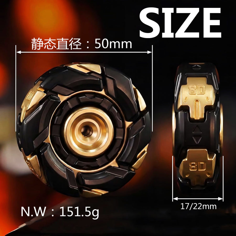 Irritable Spinning Top with Rotating Shell - Stress Relief Toy