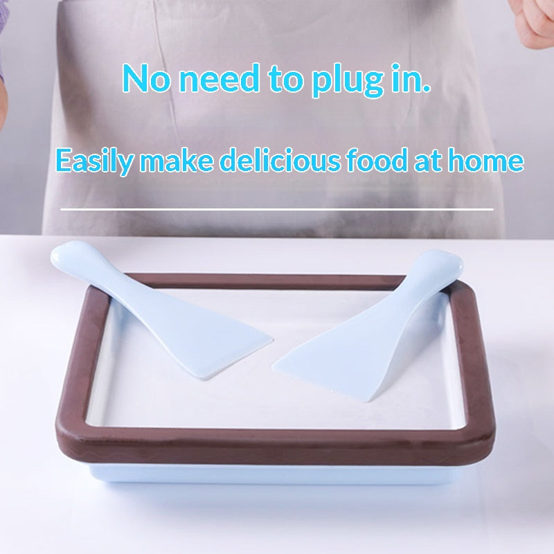 Amazon Square Stir-fry Ice Tray for Easy Ice Cream Treats