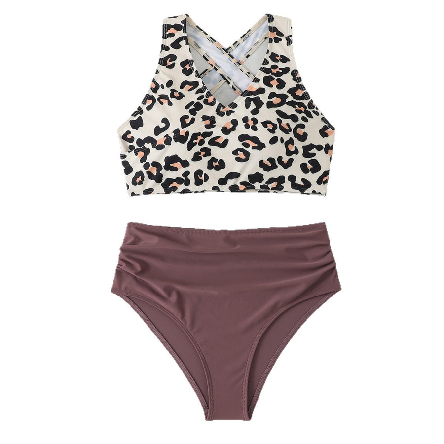 High-waisted Bikini for Beach Workouts - Trendy & Comfortable