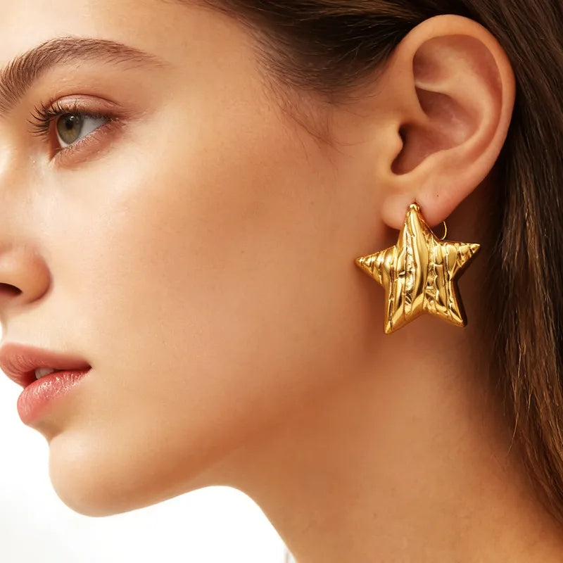 Hypoallergenic Square Earrings for Women - 316L Stainless Steel