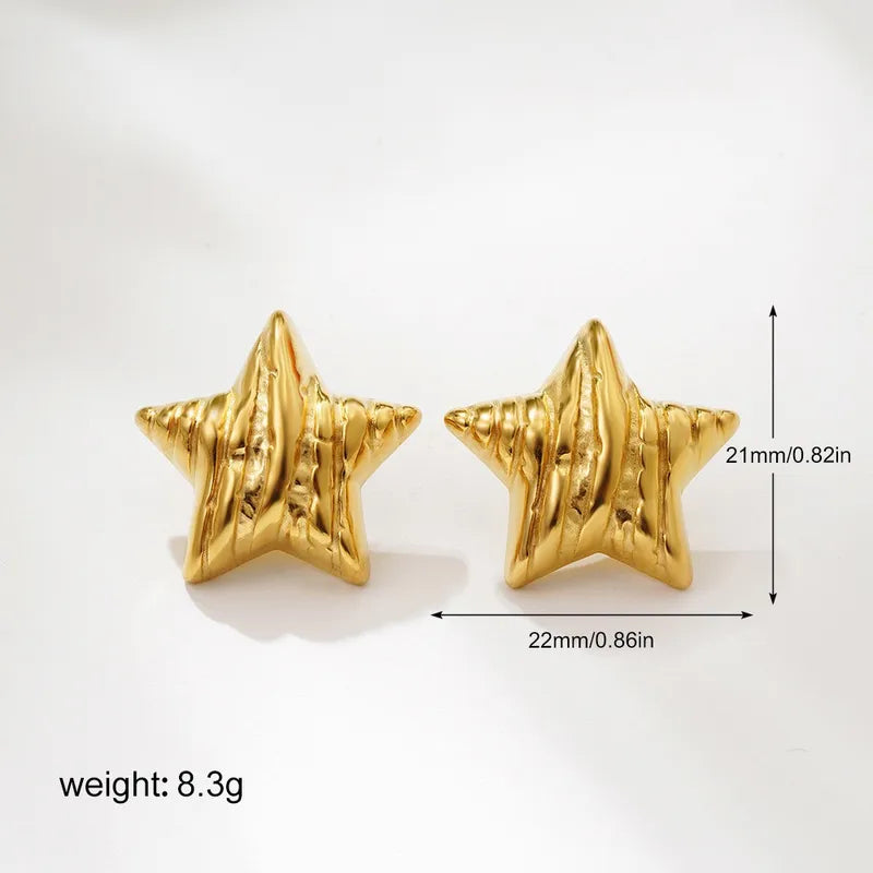 Hypoallergenic Square Earrings for Women - 316L Stainless Steel