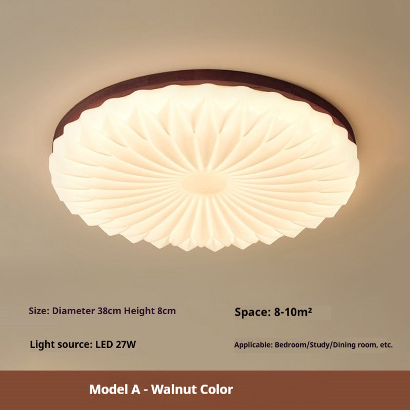 Chinese Style High CRI Wooden Ceiling Light for Bedrooms
