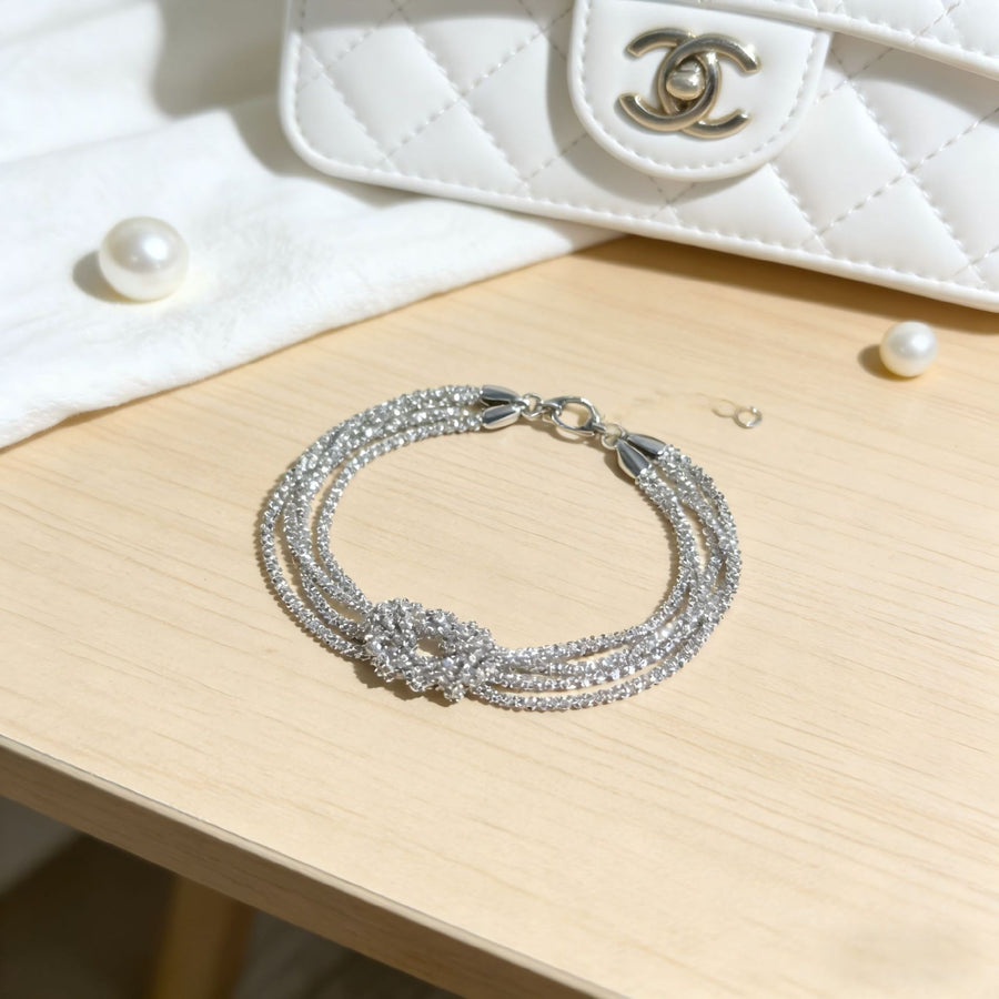 New-style Layered Copper Hand-knotted Bracelet for Elegance