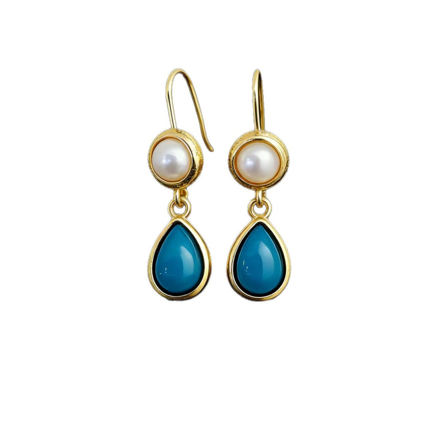 Simple and Versatile Water-Drop Earrings for Women