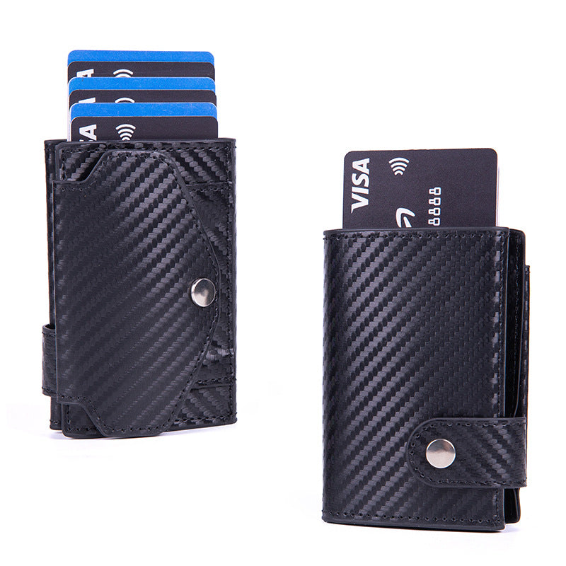 Anti-Scan RFID Card Holder - PU Leather Multi-Card Wallet