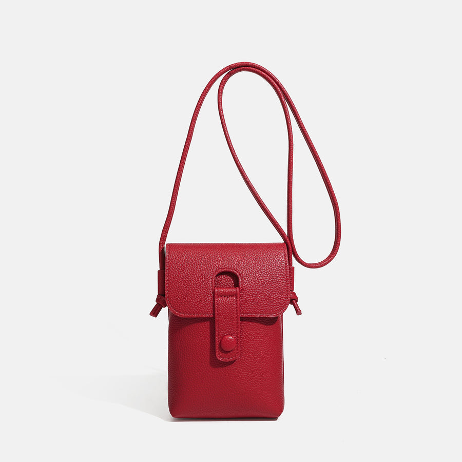 Womens Chic High-end Soft-leather Crossbody Shoulder Bag