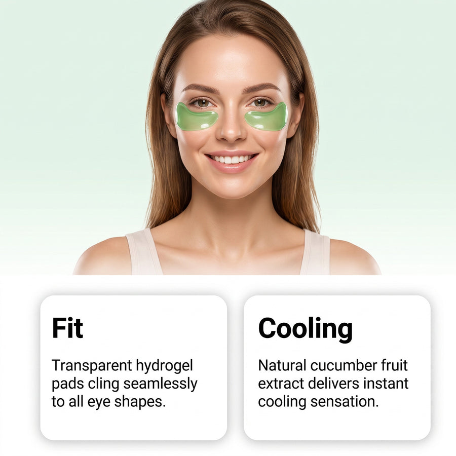 Lightweight Close-fitting Hydrating Gel Eye Mask for Sleep