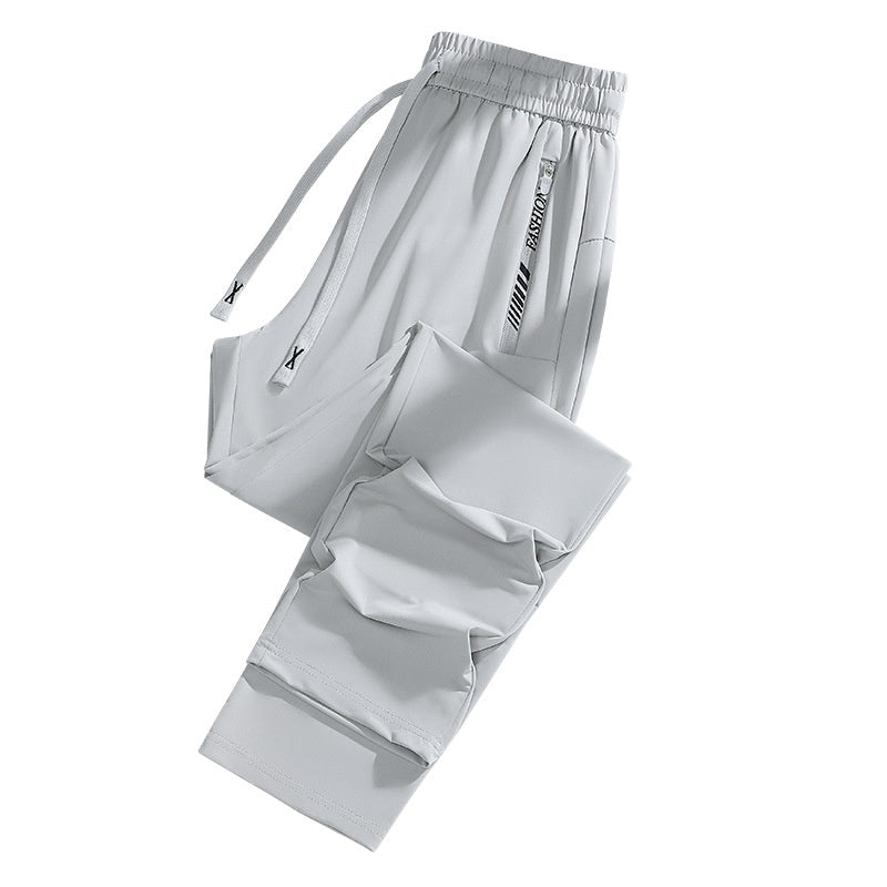 Quick Drying Women's Summer Thin Ankle Tie Pants