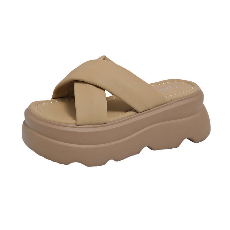 Thick Soled Slippers for Women - Perfect for Summer Outings