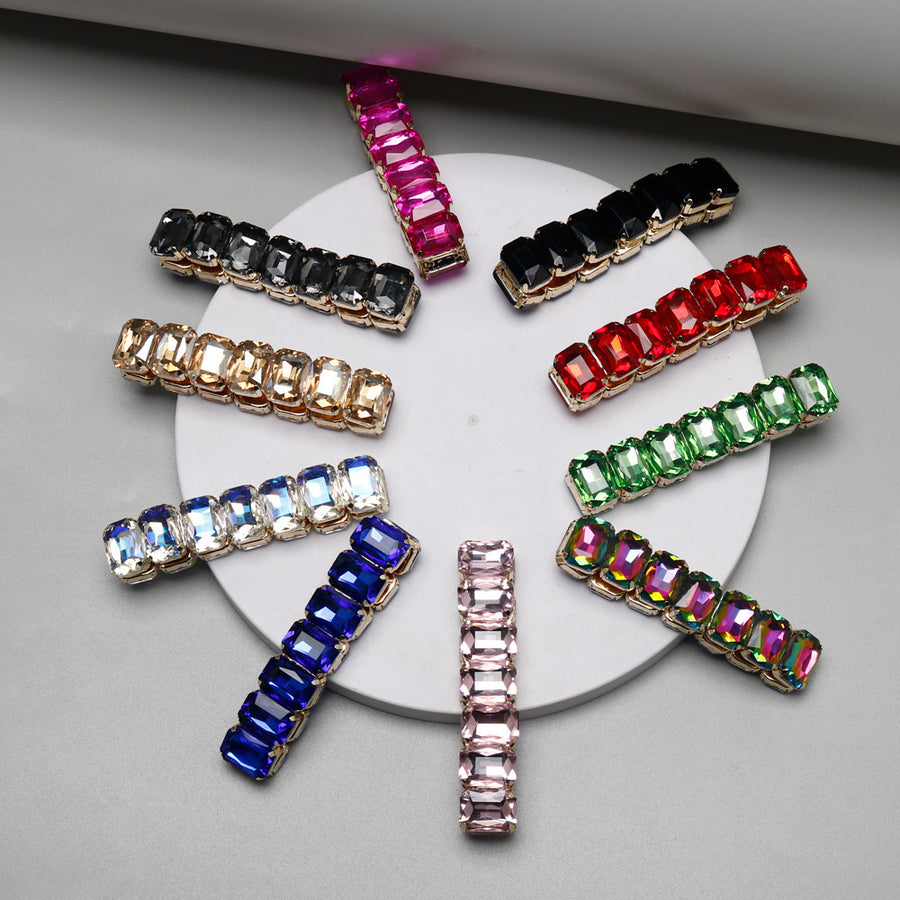 Colorful Square-shaped Multi-colored Crystal Bracelet