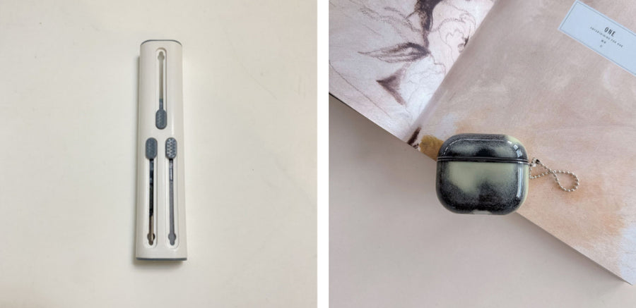 New Screen Cleaner Kit with Detangling Brush and Earbuds Case