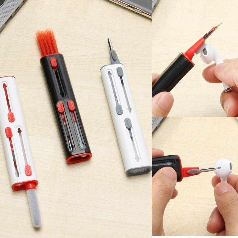 New Screen Cleaner Kit with Detangling Brush and Earbuds Case