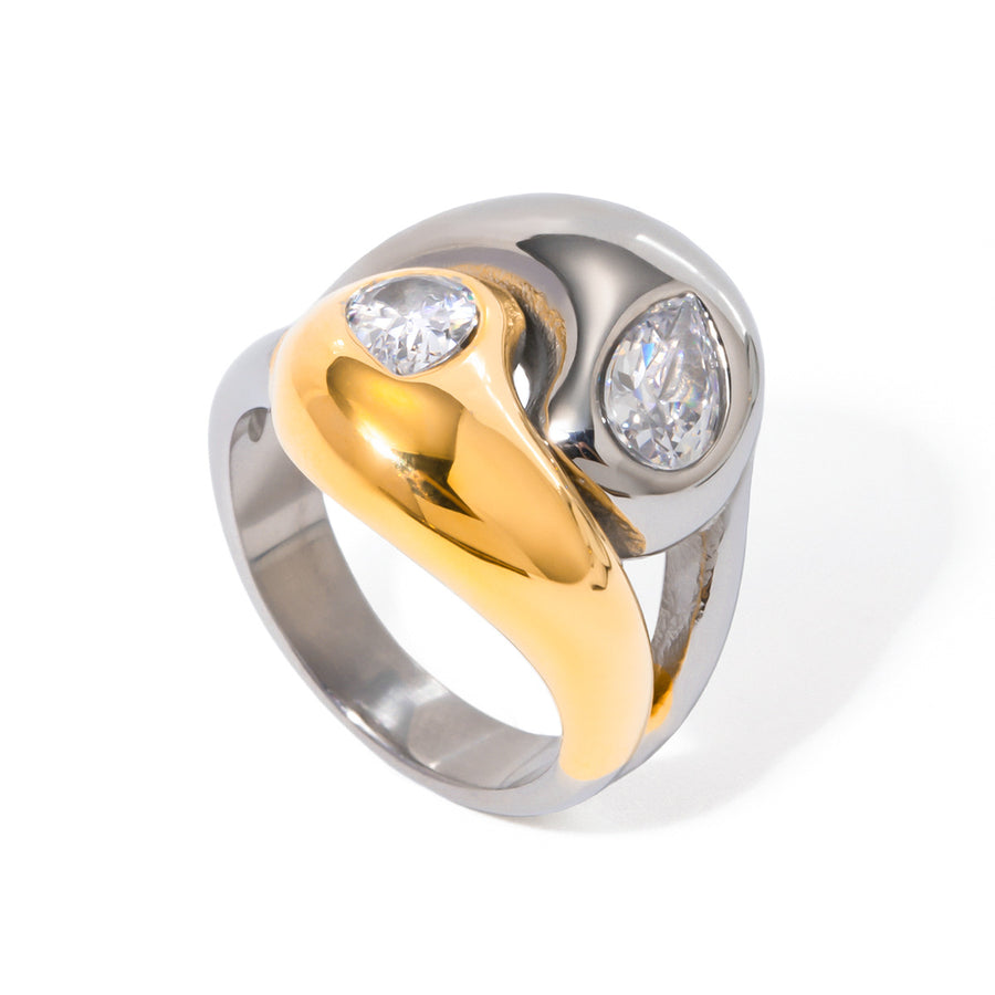 Stainless Steel Exaggerated Vintage Ring Holder Accessory
