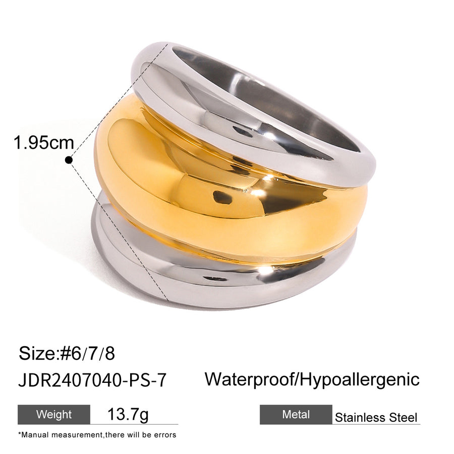Stainless Steel Exaggerated Vintage Ring Holder Accessory