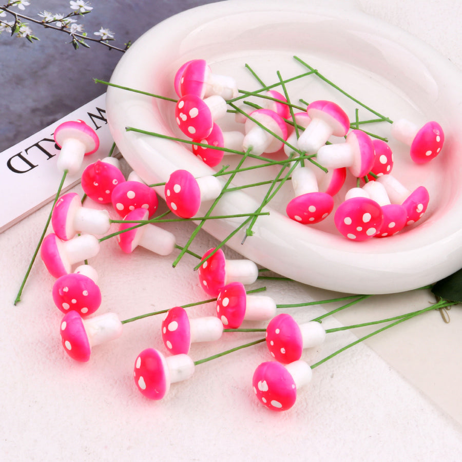 Colorful Mushroom Foam Ornament - Fun Home Office Accessories