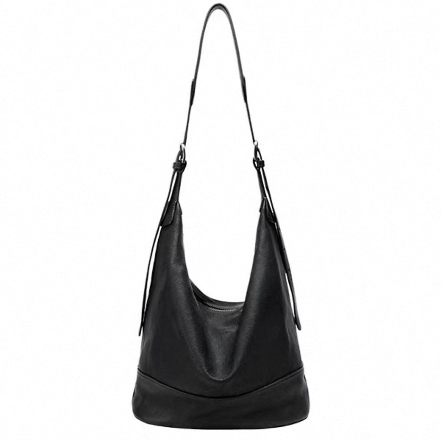 Sheepskin Double-handle Genuine Leather Commuter Bag