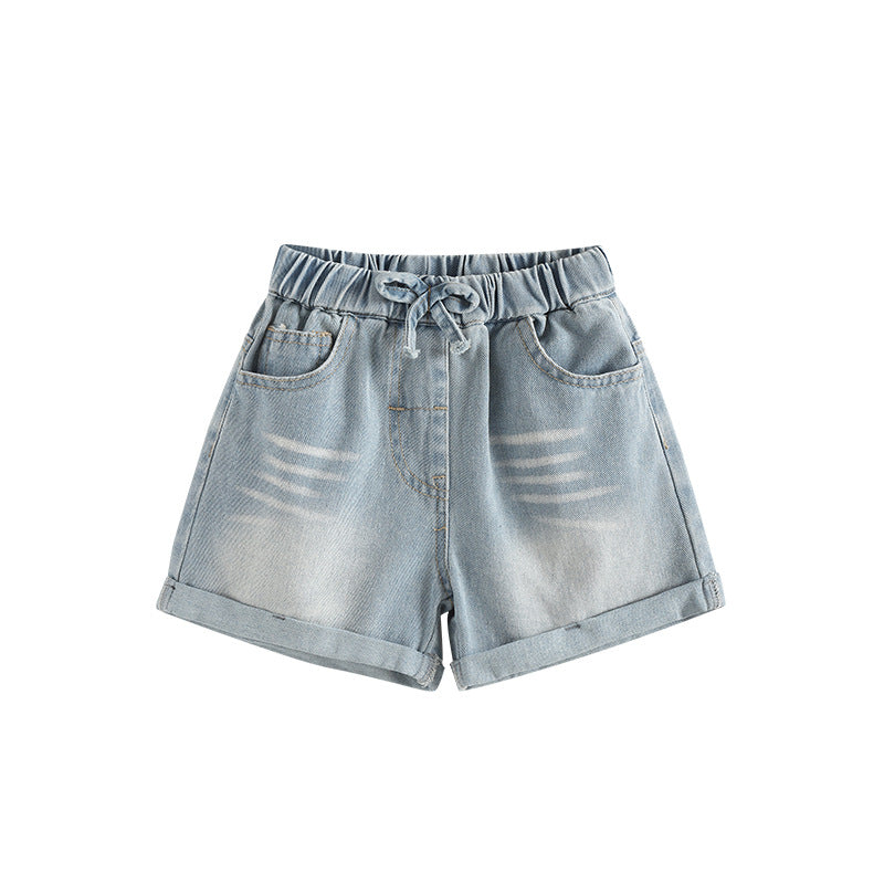 Girls Summer New Casual Denim Jeans - Stylish & Comfortable