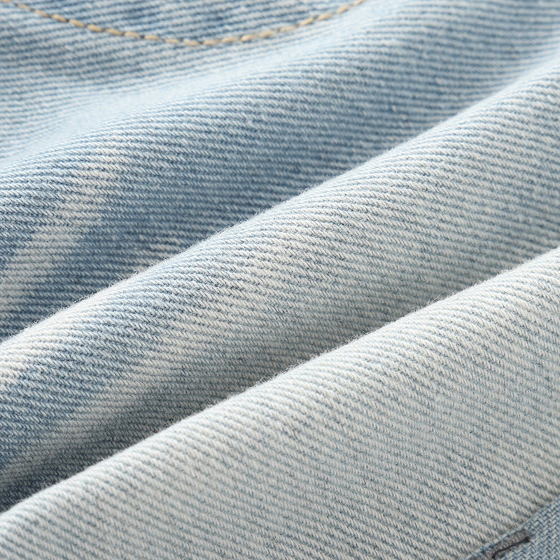 Girls Summer New Casual Denim Jeans - Stylish & Comfortable