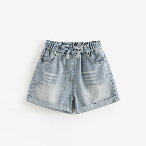 Girls Summer New Casual Denim Jeans - Stylish & Comfortable