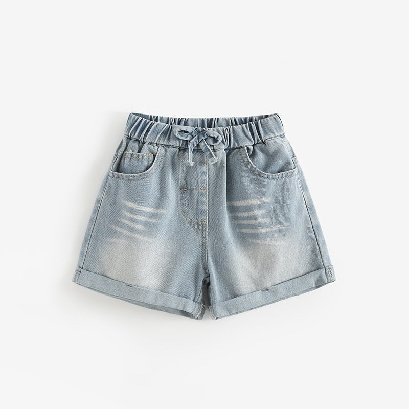 Girls Summer New Casual Denim Jeans - Stylish & Comfortable