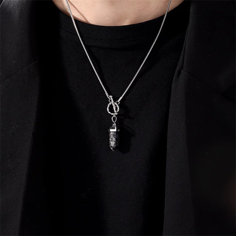 Design Sense Female Niche Jewelry Titanium Steel Necklace