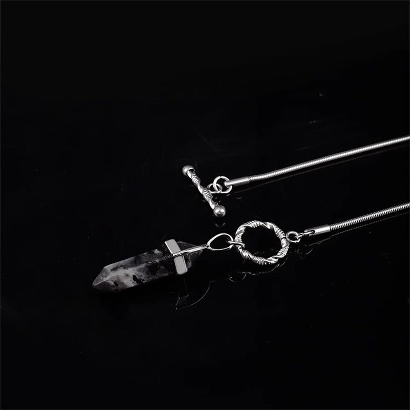 Design Sense Female Niche Jewelry Titanium Steel Necklace