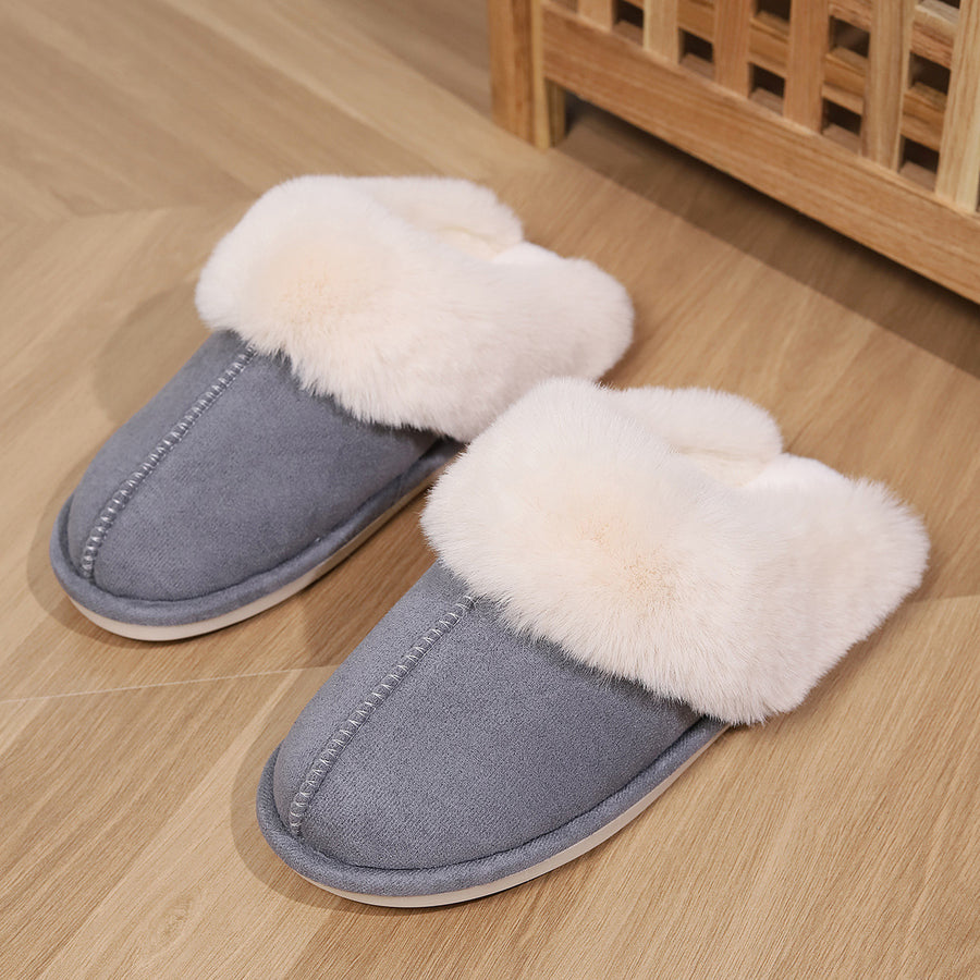 Cotton Slippers Thickened for Indoor Use in Autumn and Winter