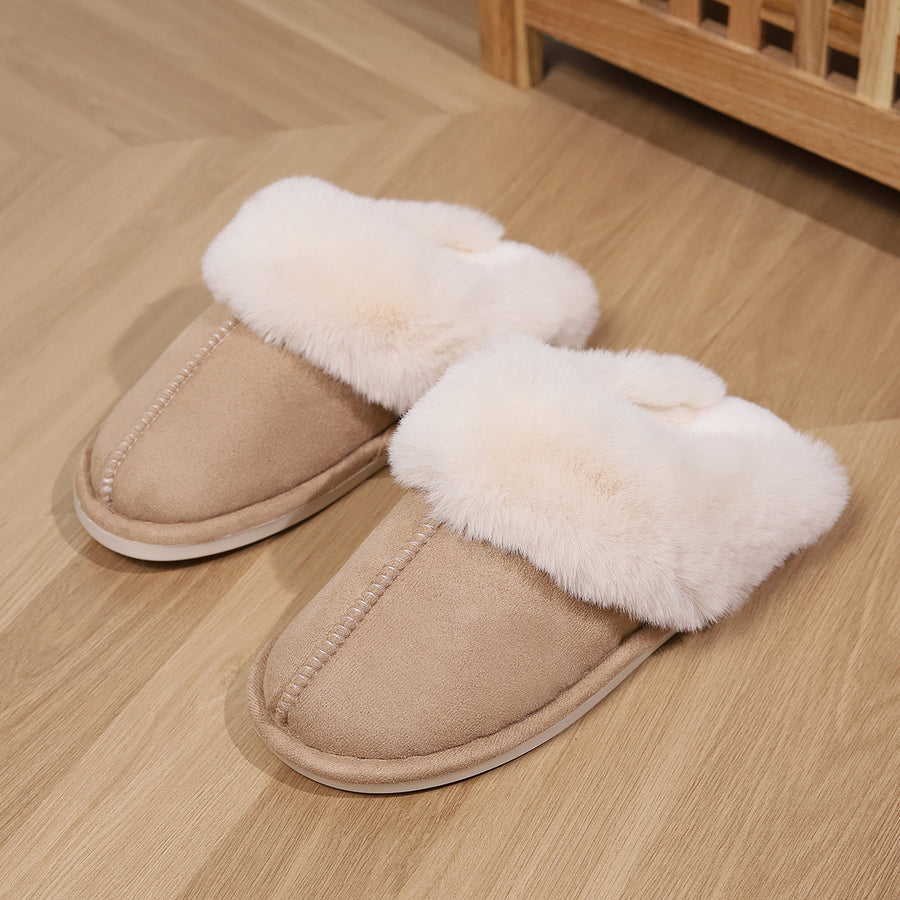 Cotton Slippers Thickened for Indoor Use in Autumn and Winter