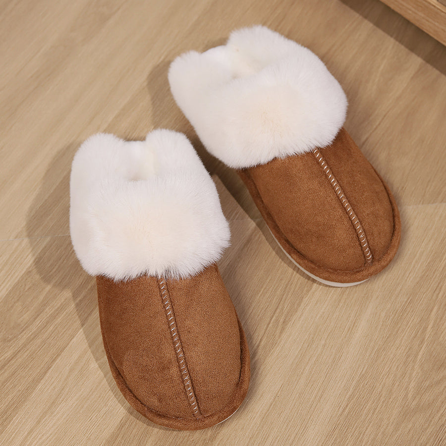 Cotton Slippers Thickened for Indoor Use in Autumn and Winter