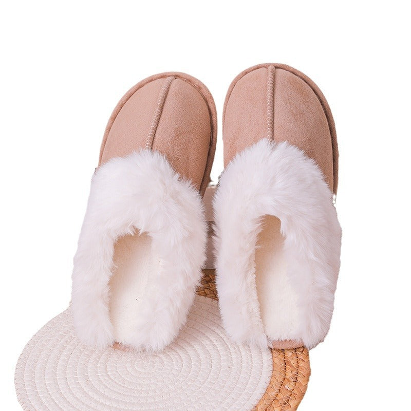 Cotton Slippers Thickened for Indoor Use in Autumn and Winter