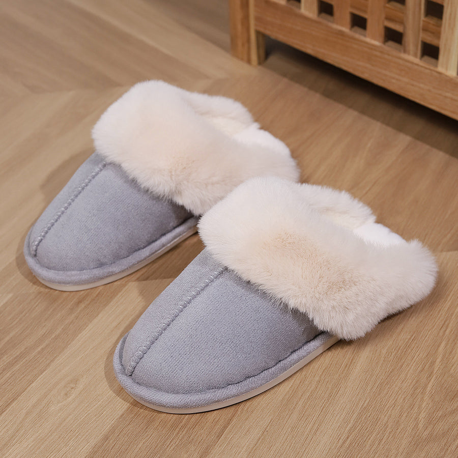 Cotton Slippers Thickened for Indoor Use in Autumn and Winter