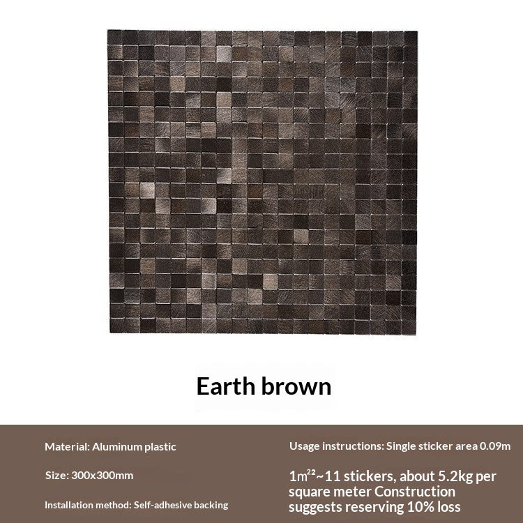 Self-Adhesive Mosaic Tile Background Wall Panels