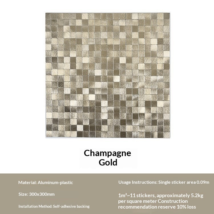 Self-Adhesive Mosaic Tile Background Wall Panels